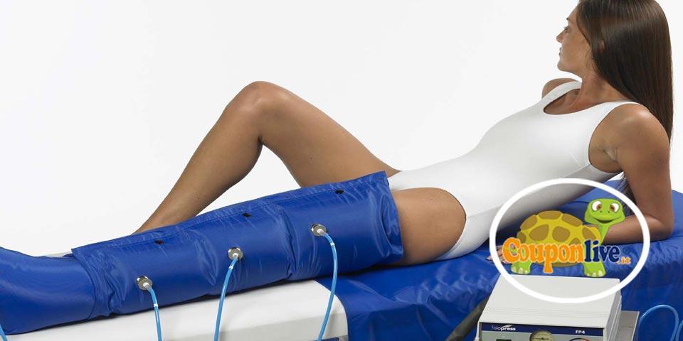 BARI . 5 Sedute di Pressoterapia della durata di 30 minuti a soli Euro 39,90 a persona, da La Perla Pink 