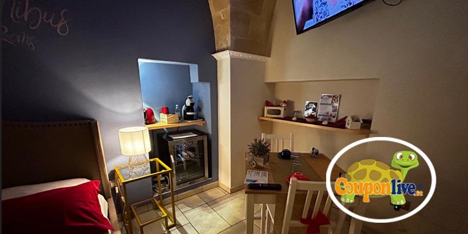 PULSANO. Una  o 2 Notti in suite  con  Vasca Idromassaggio, Prosecco e Stuzzicheria  a soli Euro 69,00  a coppia,  da RELAXING ROOMS